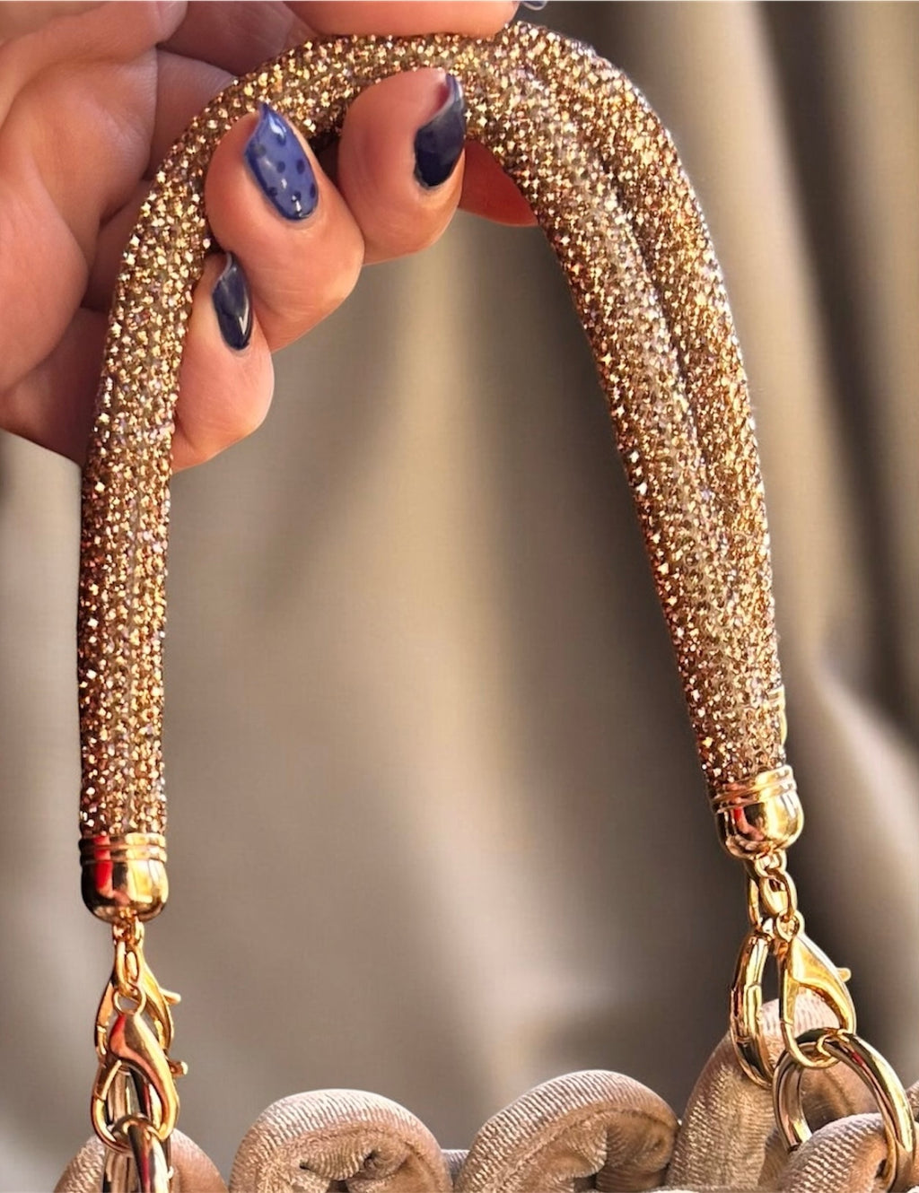 Veloura✨ Luxury Velvet Woven Handbag